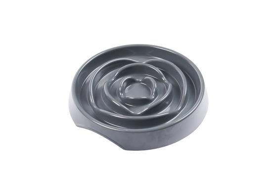 Messy Mutts Bol Ralentisseur Pour Chien Ou Chat, Gris