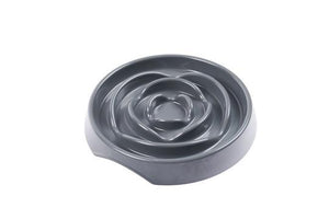 Messy Mutts Bol Ralentisseur Pour Chien Ou Chat, Gris