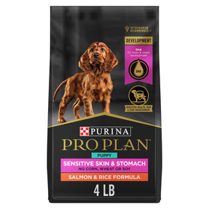 Purina Pro Plan Sensitive Skin & Stomach Salmon & Rice Puppy Dry Dog Food
