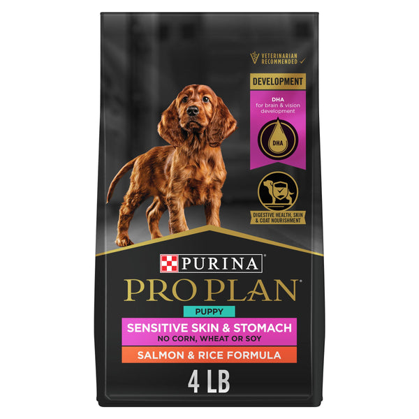 Purina Pro Plan Sensitive Skin & Stomach Salmon & Rice Puppy Dry Dog Food