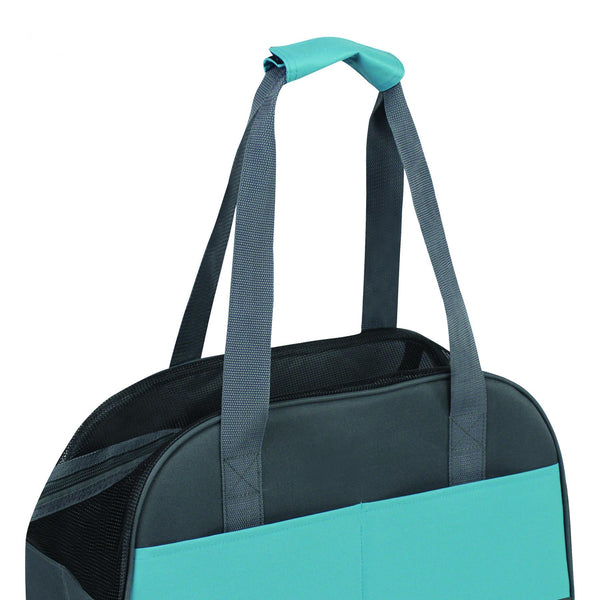 TUFF Top Load Travel Pet Carrier, Blue, 18.5 x 8 x 11.5-in