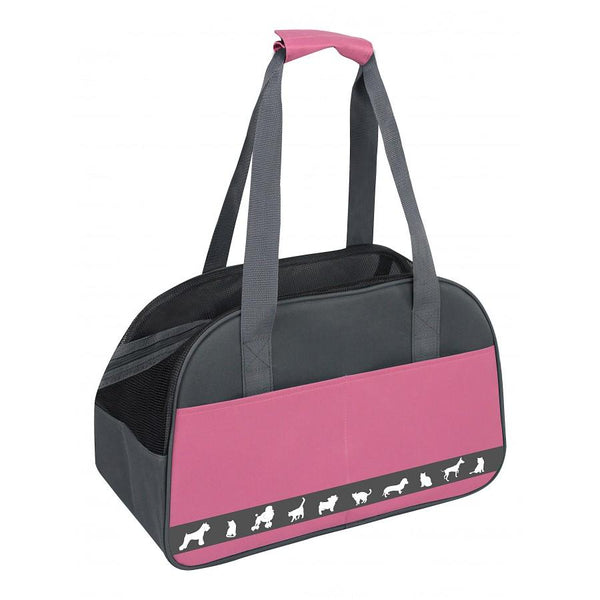 TUFF Top Load Travel Pet Carrier, Pink, 18.5 x 8 x 11.5-in