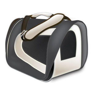 TUFF Soft Airline Pet Carrier, Black, 17 x 10 x 9-in
