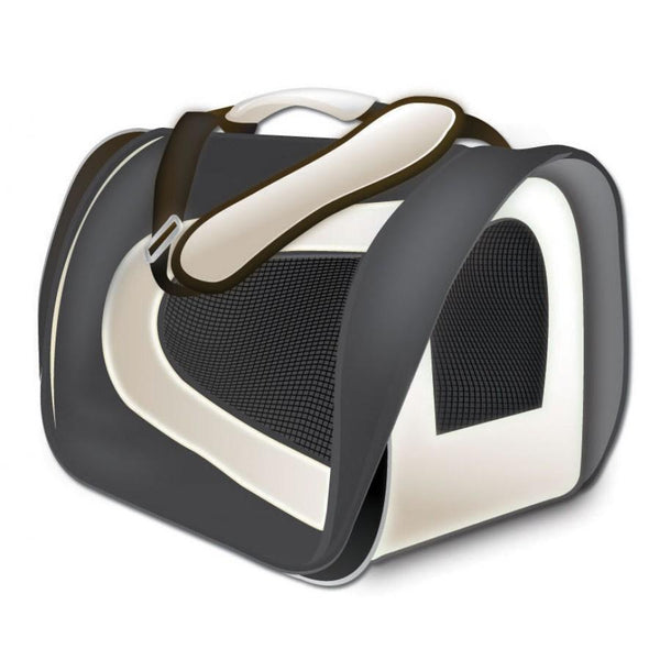 TUFF Soft Airline Pet Carrier, Black, 17 x 10 x 9-in