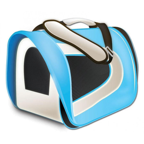TUFF Soft Airline Pet Carrier, Sky Blue, 17 x 10 x 9-in