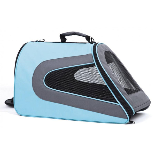 TUFF Airline Pet Carrier, Sky Blue, 19 x 10.5 x 10.5-in