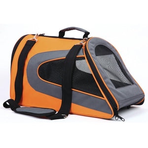 TUFF Airline Pet Carrier, Orange, 19 x 10.5 x 10.5-in