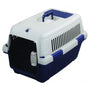 TUFF Deluxe Carrier with Seatbelt Holder for Pets, Blue, 22 x 15 x 14-in