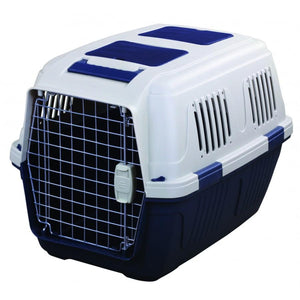 TUFF Deluxe Carrier with Extendable Handle for Pets, Blue, 28 x 21 x 21-in