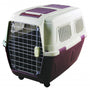 TUFF Deluxe Carrier with Extendable Handle for Pets, Burgundy, 36 x 25 x 26-in