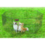 TUFF 8-Panel Exercise Dog Pen, Black