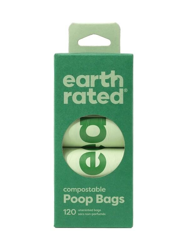 Earth Rated Poop Bags Refill Pack, Compostable, Unscented