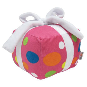 foufouBRANDS Jouet en peluche Présent d'anniversaire pour chien, rose, 6 po
