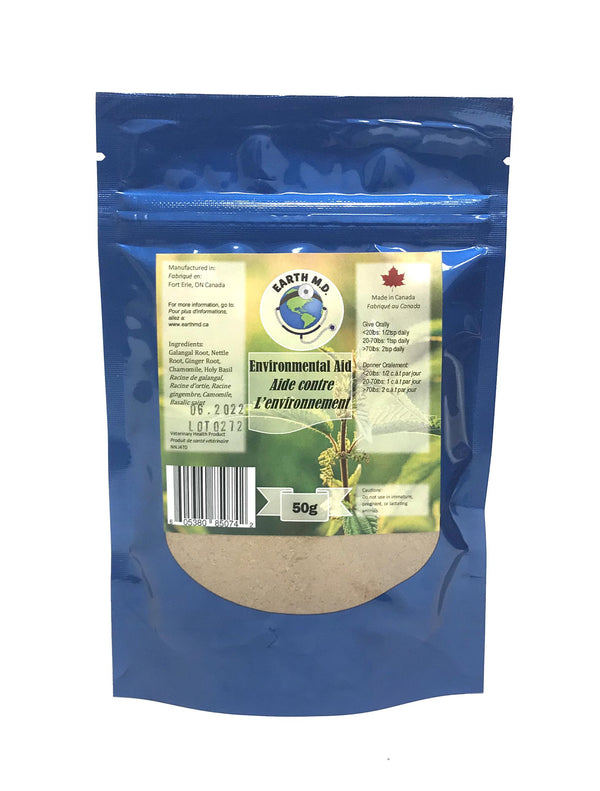 Supplément Earth M.D. Environmental Aid pour animaux de compagnie