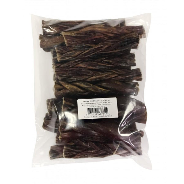Bullsters Friandises pour chiens Bâtonnets tressés de gullet