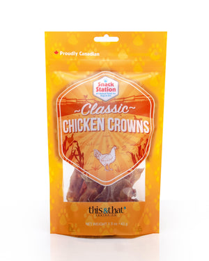 This & That Snack Station Classic Chicken Crowns Dog Treats