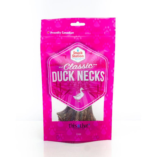 This & That Snack Station Classic Duck Necks Dog Treats