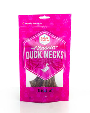 This & That Snack Station Classic Duck Necks Dog Treats