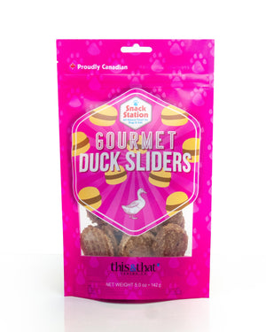 This & That Snack Station Gourmet Duck Sliders Dog Treats