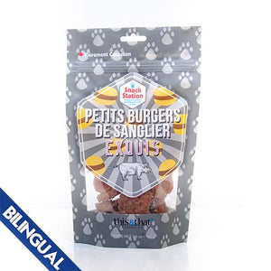 This & That Snack Station Gourmet Wild Boar Sliders Dog Treats
