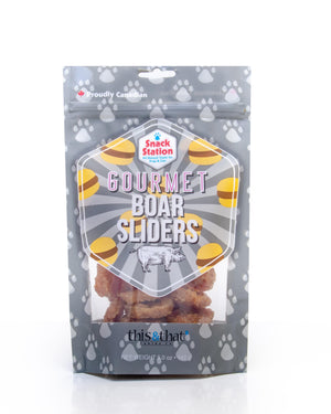 This & That Snack Station Gourmet Wild Boar Sliders Dog Treats
