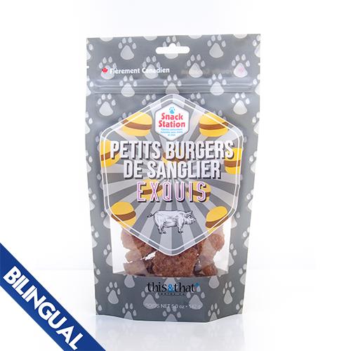 This & That Snack Station Gourmet Wild Boar Sliders Dog Treats