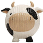 HuggleHounds Ruff-Tex Cow Ball Dog Toy