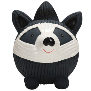HuggleHounds Ruff-Tex Raccoon Dog Toy