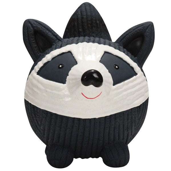 HuggleHounds Ruff-Tex Raccoon Dog Toy
