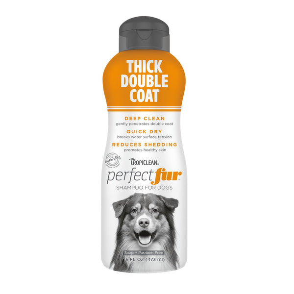 Tropiclean PerfectFur Thick Double Coat Dog Shampoo