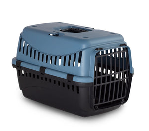 Bergamo Gipsy Eco Plastic Door Pet Carrier, Laguna Blue