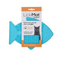 LickiMat Casper Cat Slow Feeder Mat, Turquoise