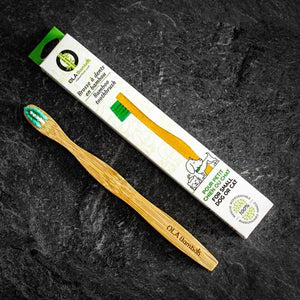 OLA Bamboo Toothbrush for Small Dogs or Cats