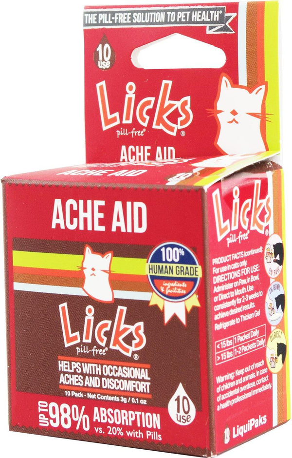Licks Complément anti-douleur pour chat sans pilule