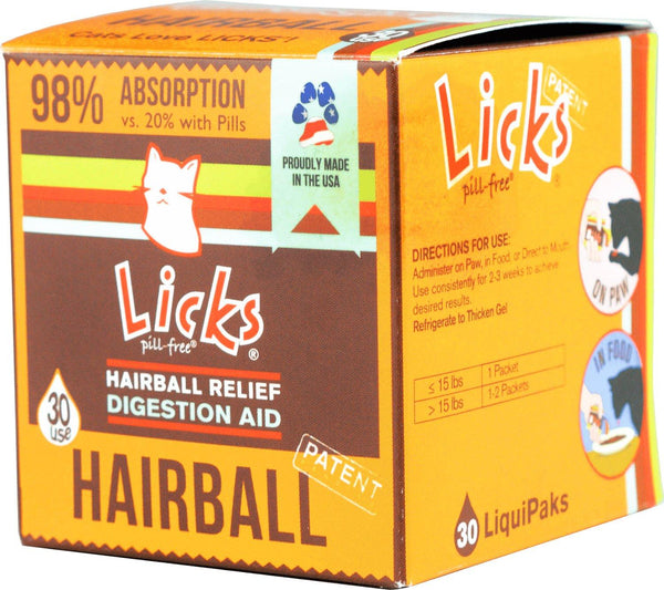 Licks Complément anti-boules de poils pour chat sans pilule