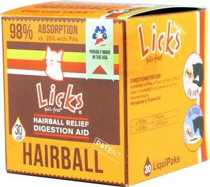 Licks Pill-Free Hairball Cat Supplement