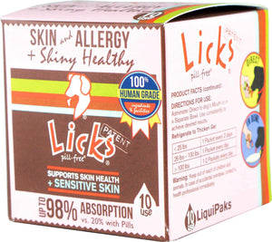 Licks Pill-Free Skin & Allergy Dog Supplement