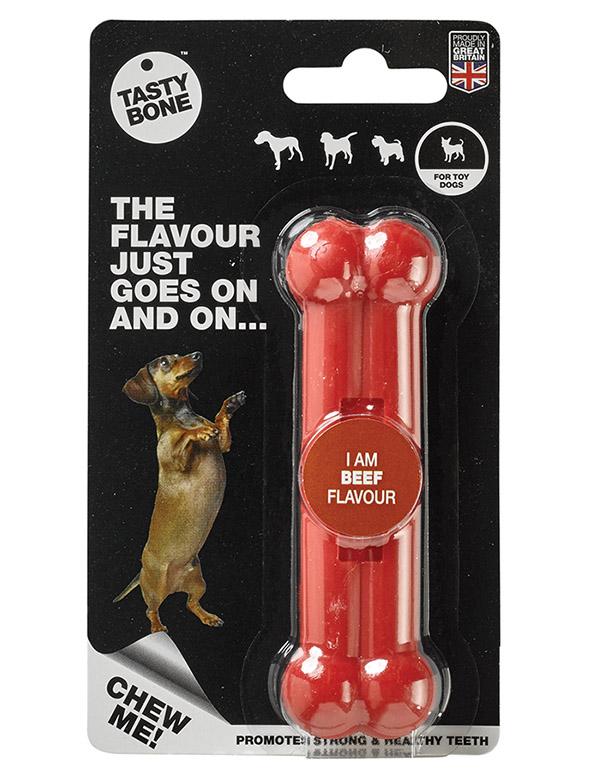 Tasty Bone Nylon Bone Beef Jouet pour Chien