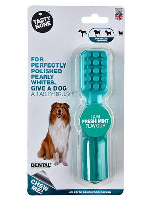 Tasty Bone Dental TastyBrush Fresh Mint Dog Toy