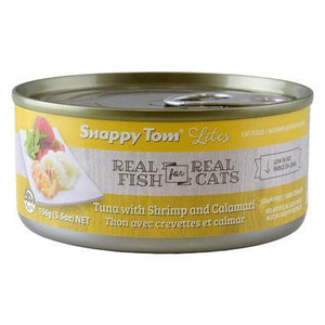 Snappy Tom Small Can Thon & Crevettes Nourriture humide pour chats