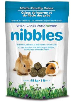 Great Lakes Agra Nibbles Cubes luzerne et fléole Nourriture pour petits animaux