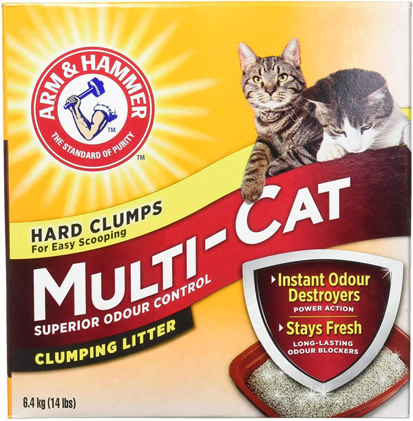 Arm & Hammer Litière pour chats Multi-Cat contrôle supérieur des odeurs