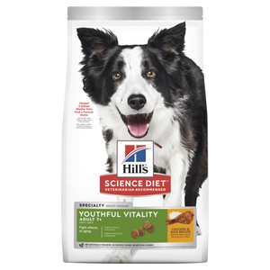 Hill's Science Diet Senior 7+ Senior Vitality Dry Dog Food, Chicken & Rice