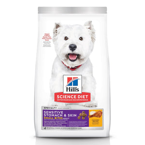Hill's Science Diet Adult Sensitive Stomach & Skin Small Bites Dry Dog Food, Chicken
