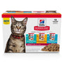 Hill's Science Diet Adult Wet Cat Food Pouch Variety Pack, Chicken, Tuna, and Ocean Fish