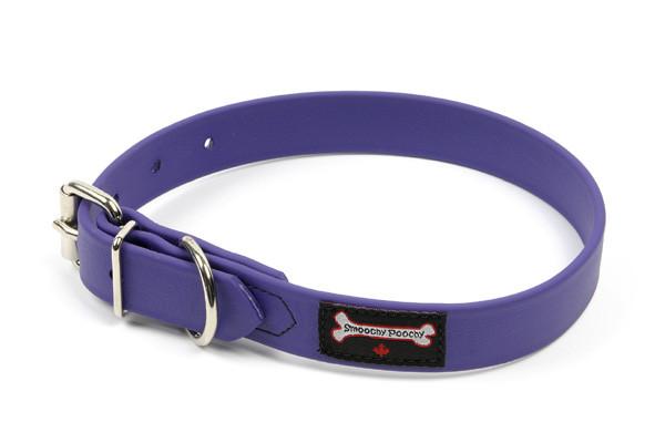 Smoochy Poochy Collier imperméable en polyvinyle pour chien, Violet