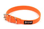 Smoochy Poochy Polyvinyl Waterproof Dog Collar,Orange