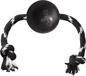 KONG Extreme Ball with Rope Dog Toy