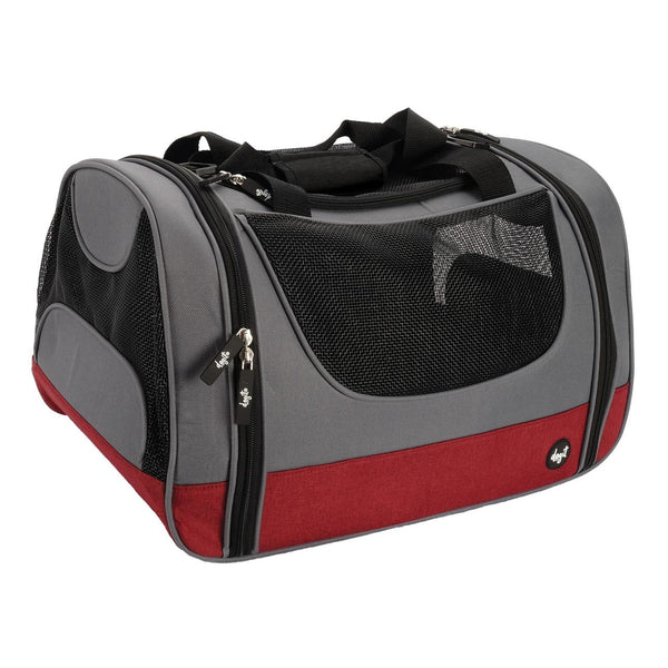 Dogit Explorer Soft Tote Bag Dog Carrier, Burgundy