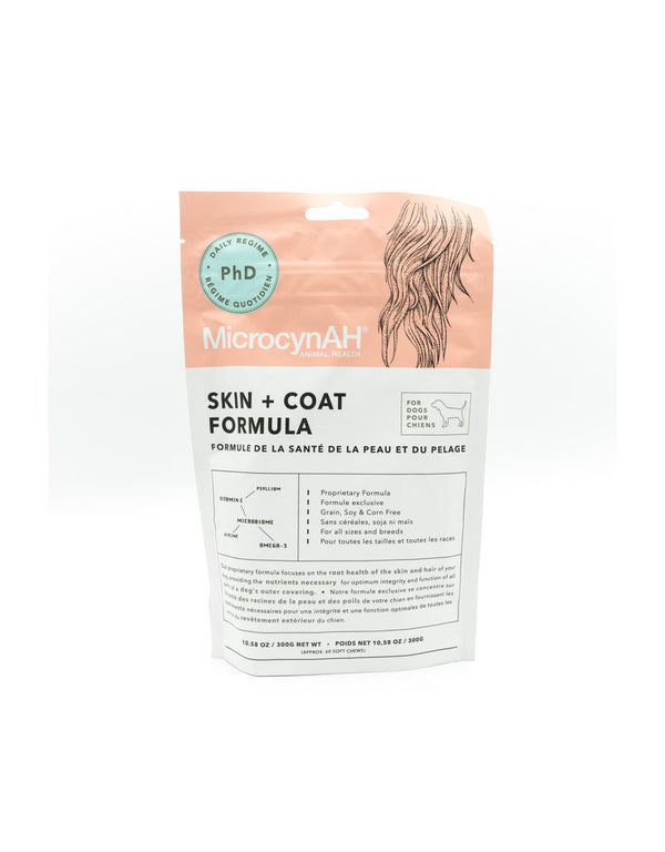 MicrocynAH PhD Daily Regime Friandises pour chiens Peau & Pelage